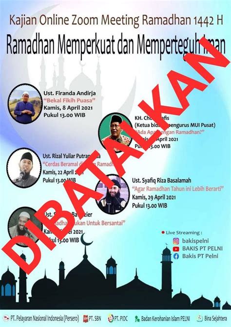 Teks Mc Pengajian Menyambut Bulan Ramadhan Tukaffe