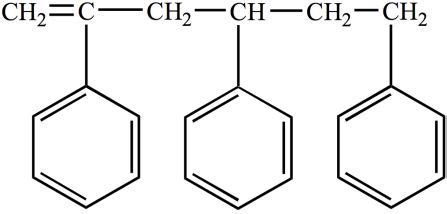 Chemical Structure Of Triphenyl Hexene Used In The Present