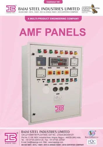 According To Dg Capacity Phase Amf Panels For Industrial Ip