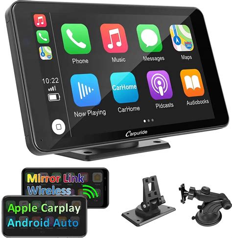 CARPURIDE EKRAN SAMOCHODOWY BEZPRZ CARPLAY ANDROID FULL HD RADIO SAM