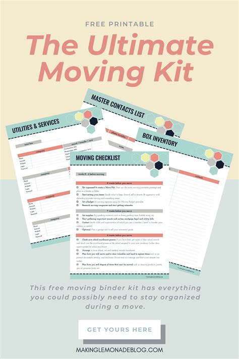 This Printable Binder Will Help You Move Whether Locally Or Out Of