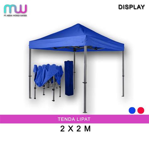 Tenda Lipat X Biru Merah Include Terpal Parasut Mediaworld Co