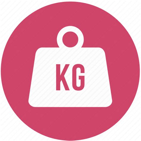 Kg Kilogram Transportation Weight Icon