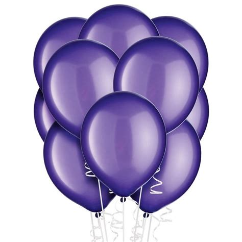 72ct 12in Purple Pearl Balloons Party City