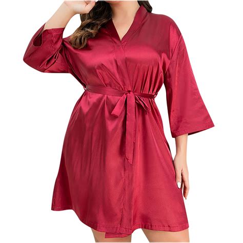 Blvb Robes For Women Satin Robes Silky Bathrobes Silk Robes Short