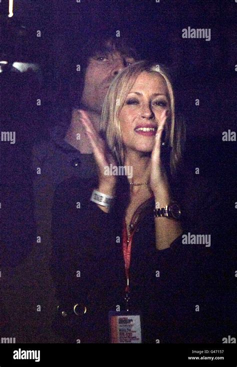 Liam Gallagher And Nicole Appleton Watching Richard Ashcroft Performing