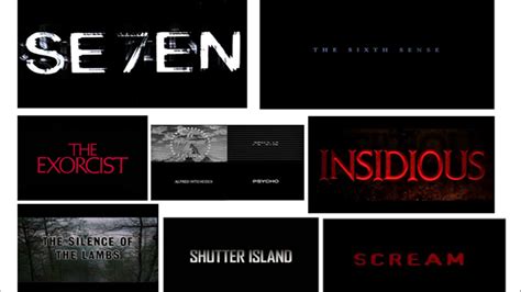 Looking at different thriller/mystery/horror films typography. | The exorcist, Thriller movie ...