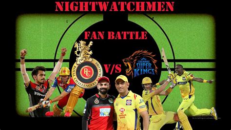 Ipl Fans Fight Rcb Vs Csk Youtube