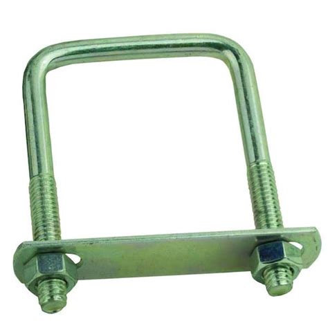 Everbilt 5 16 In X 2 In X 3 In Zinc Plated Square U Bolt 810236