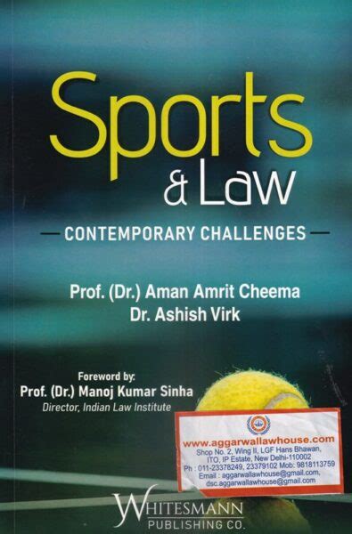 Whitesmann S Sports Law Contemporary Challenges By Prof DR AMRIT