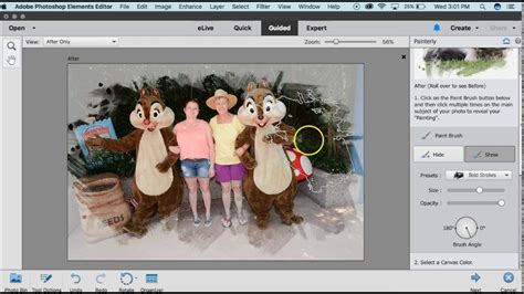 Adobe Photoshop Elements 15 Painterly Edit YouTube