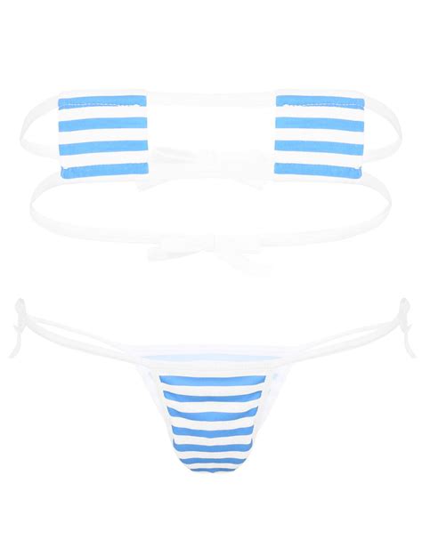 Women S Sexy Micro Lingerie Bikini Set Pcs Swimsuit Kawaii Anime Cosplay Costume EBay