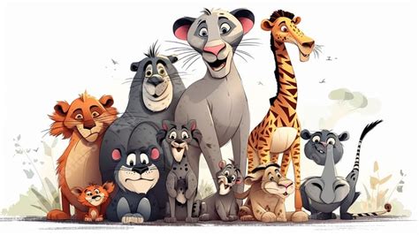 Animal Cartoon Creature Powerpoint Background For Free Download ...