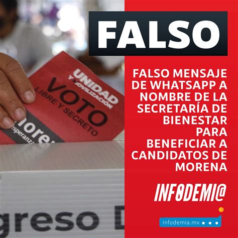 InfodemiaMx On Twitter Falso Mensaje De WhatsApp A Nombre De