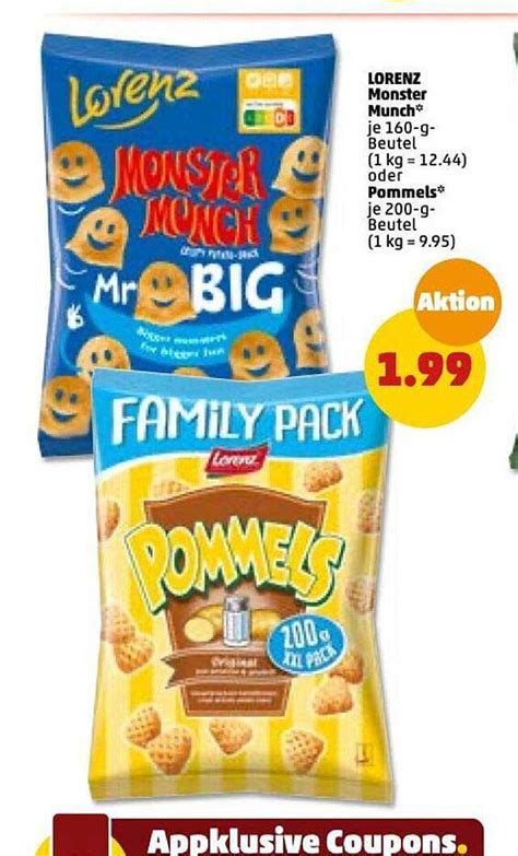 Lorenz Monster Munch Oder Pommels Angebot Bei Penny 1Prospekte De