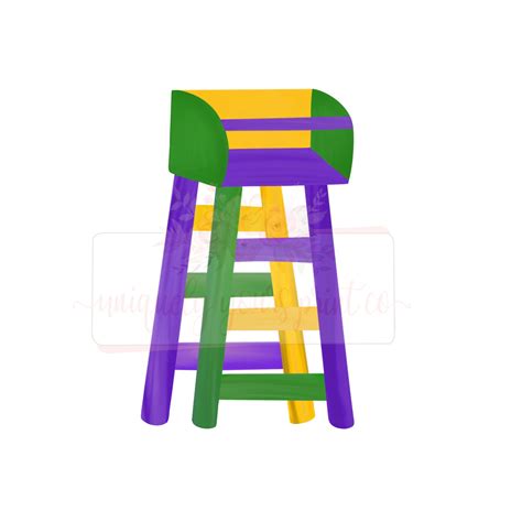 Mardi Gras Ladder Png Hand Drawn Design Sublimation Who Etsy