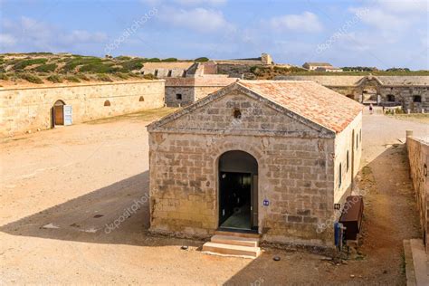 Menorca España 13 de octubre de 2019 Vista de Fortaleza de La Mola