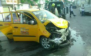 Choque De Taxi Deja A Pasajera Lesionada Grupo Milenio