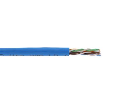 CAT6e Network Cable Solid Blue Riser CMR PVC Computer Cable Store