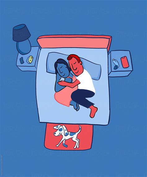 Happy Sleeping Couple In Bedroom By Stocksy Contributor Kkgas Stocksy