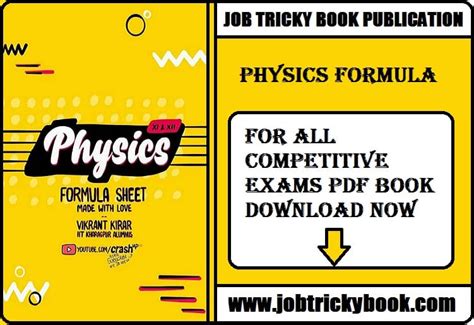 Important Physics Formula Pdf Book For All Competitive Exams