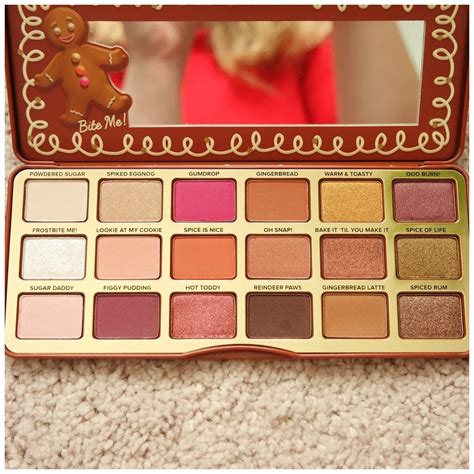 Too Faced Gingerbread Spice Eyeshadow Palette Floating In Dreams