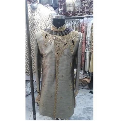 Wedding Wear Embroidered Indo Western Sherwani Size 38 At Rs 2850