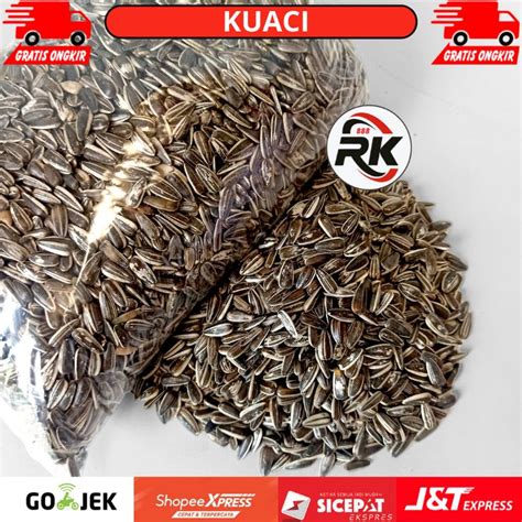 Jual Biji Kuaci Bunga Matahari Kemasan Gr Kg Pakan Burung