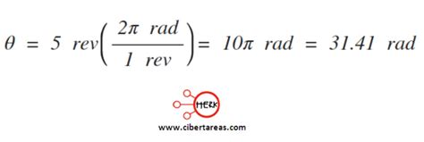 Velocidad Angular Instant Nea Ejemplo F Sica Cibertareas