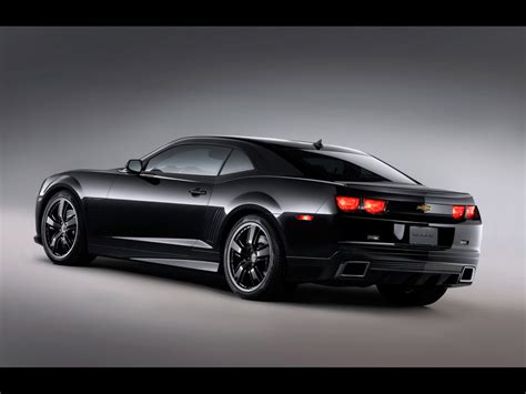 Car New: Chevrolet Camaro Black Concept Car Wallpapers