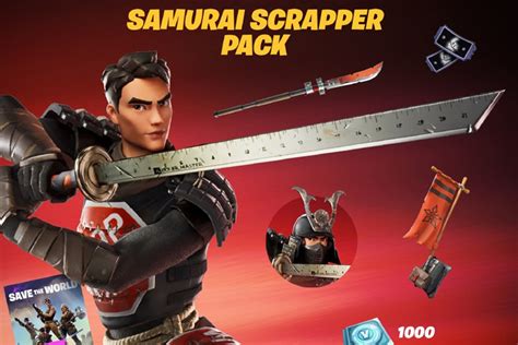 Fortnite Pack Samouraï Et Sauver Le Monde Pour 16 Euros Breakflip