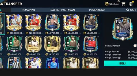 Fifa Mobile Market Crash Lagi Rekomendasi Pemain Dibawah Jt