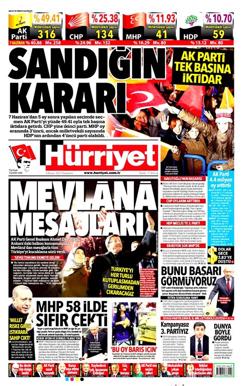 hürriyet in 2 kasım manşeti uludağ sözlük