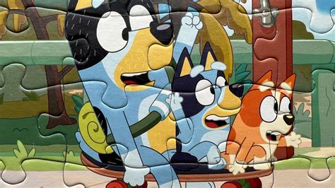 Bluey Jigsaw Puzzle For Kids Youtube