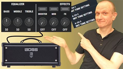 Boss Tone Studio Tutorial Editing Tone Settings Katana MkII YouTube