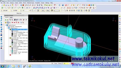 Mastercam 2D Milling Toolpath 04 YouTube