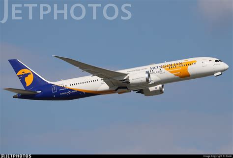 Ei Ubn Boeing Dreamliner Miat Mongolian Airlines Enoki