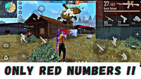 Only Red Numbers Free Fire Tricks SMG Gun Headshot Trick Best