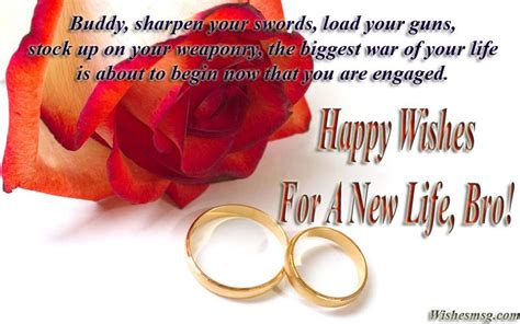 Engagement Wishes For Brother - Congratulation Messages - WishesMsg