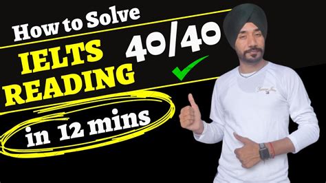 How To Solve Ielts Reading In Just Minutes Ielts Reading Tips