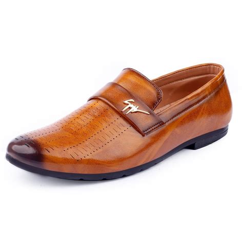 Men Tan Loafers at Rs 225/pair | gents Loafer Shoes in Agra | ID ...