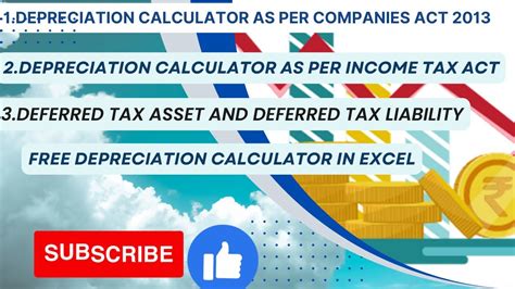 Depreciation Calculator As Per Companies Act 2013 Depreciation Calculator As Per Income Tax Act