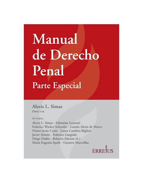 Manual Derecho Penal Parte Especial