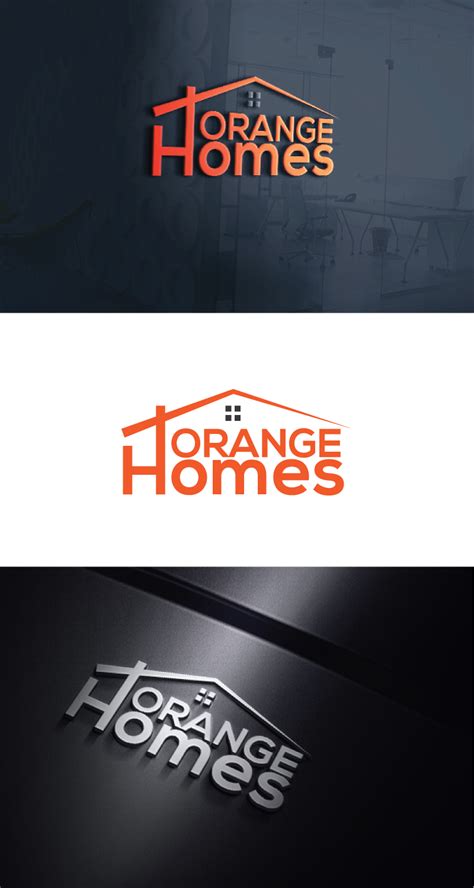 Upmarket Elegant Logo Design For Orange Homes By Sponix Design 18464863