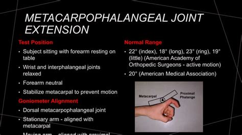 Goniometry For Wrist Fingers PPT