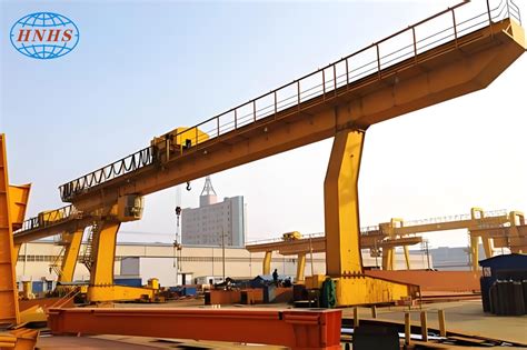 Huasui L Type 5 32t Single Main Girder Hook Gantry Crane Crane And