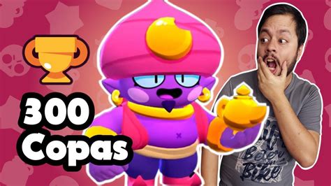 Como Ganar Con Genio Nivel 1 Y Llegar A Las 300 Copas Brawl Stars