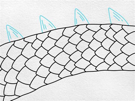 How to Draw Dragon Scales - HelloArtsy