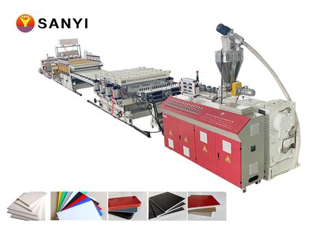 Pvc Skinning Foam Board Plate Extrusion Production Line Plastic