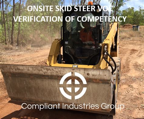 Bob Cat Skid Steer Voc Verification Of Competency Northern